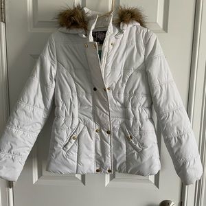 White Puffer Coat